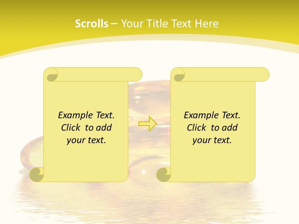 Water Magnesium Isolated PowerPoint Template