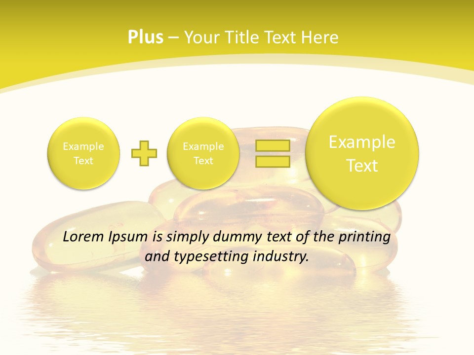 Water Magnesium Isolated PowerPoint Template