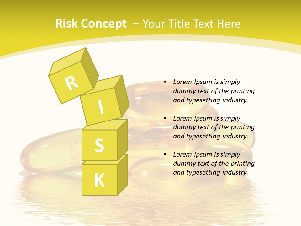 Water Magnesium Isolated PowerPoint Template