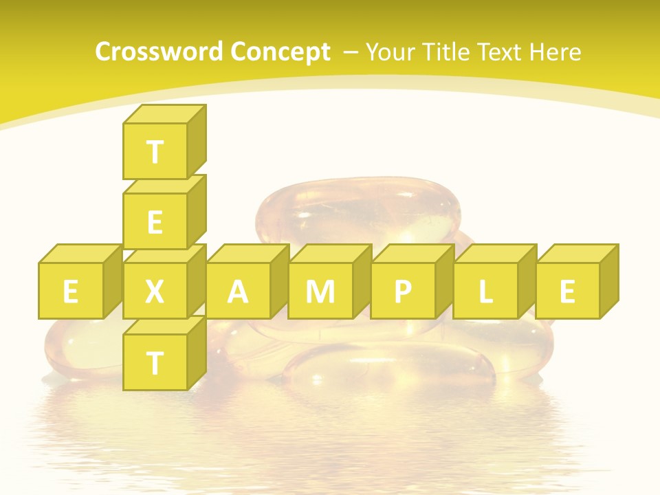 Water Magnesium Isolated PowerPoint Template