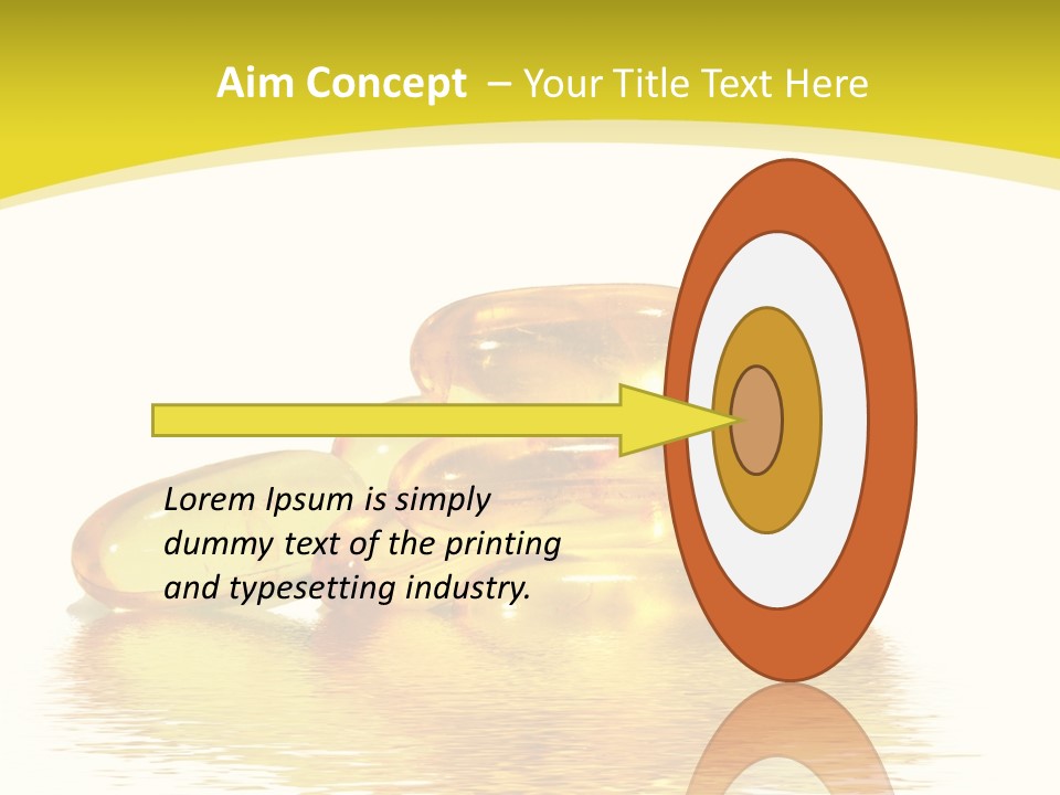 Water Magnesium Isolated PowerPoint Template