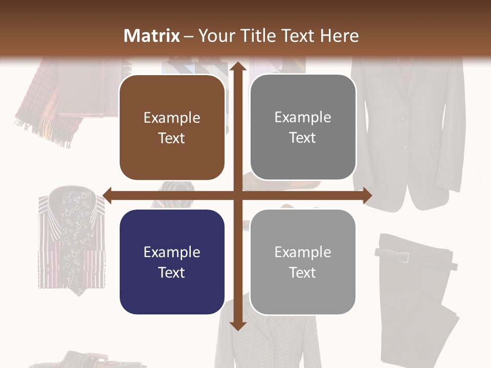 Bag Shirt Boot PowerPoint Template