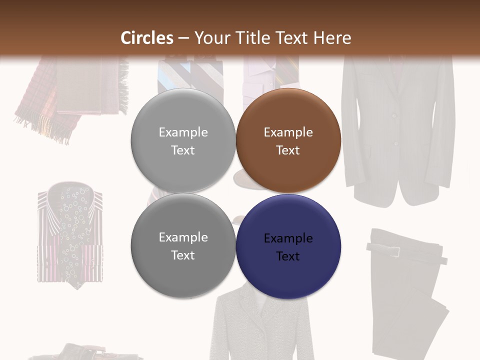 Bag Shirt Boot PowerPoint Template