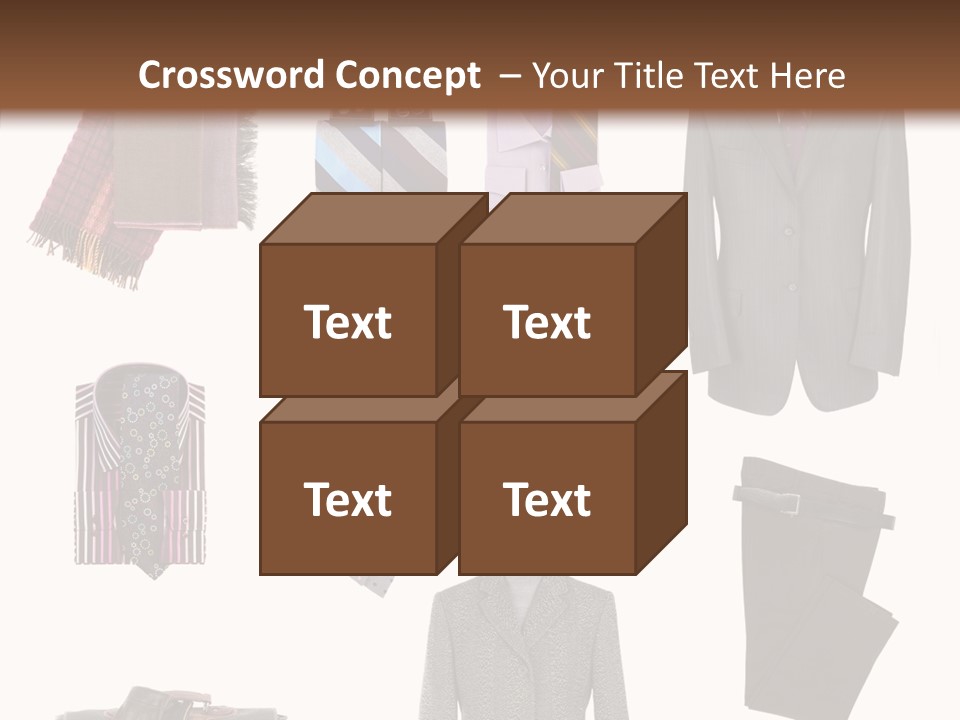 Bag Shirt Boot PowerPoint Template