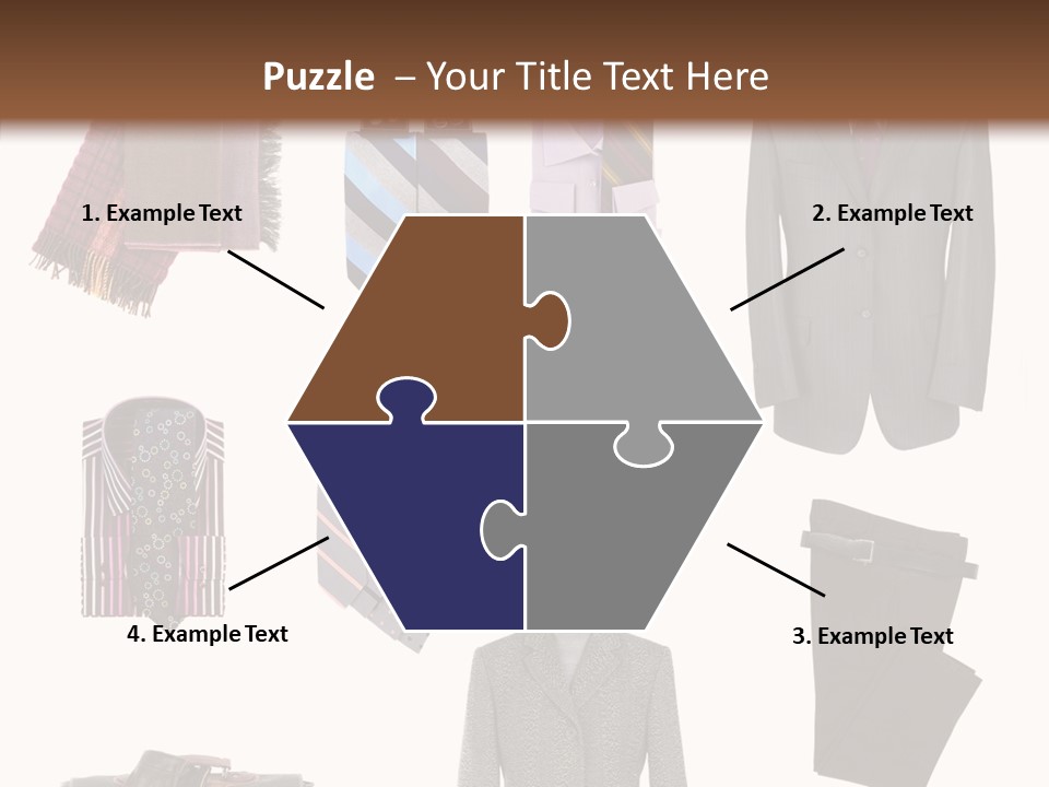 Bag Shirt Boot PowerPoint Template