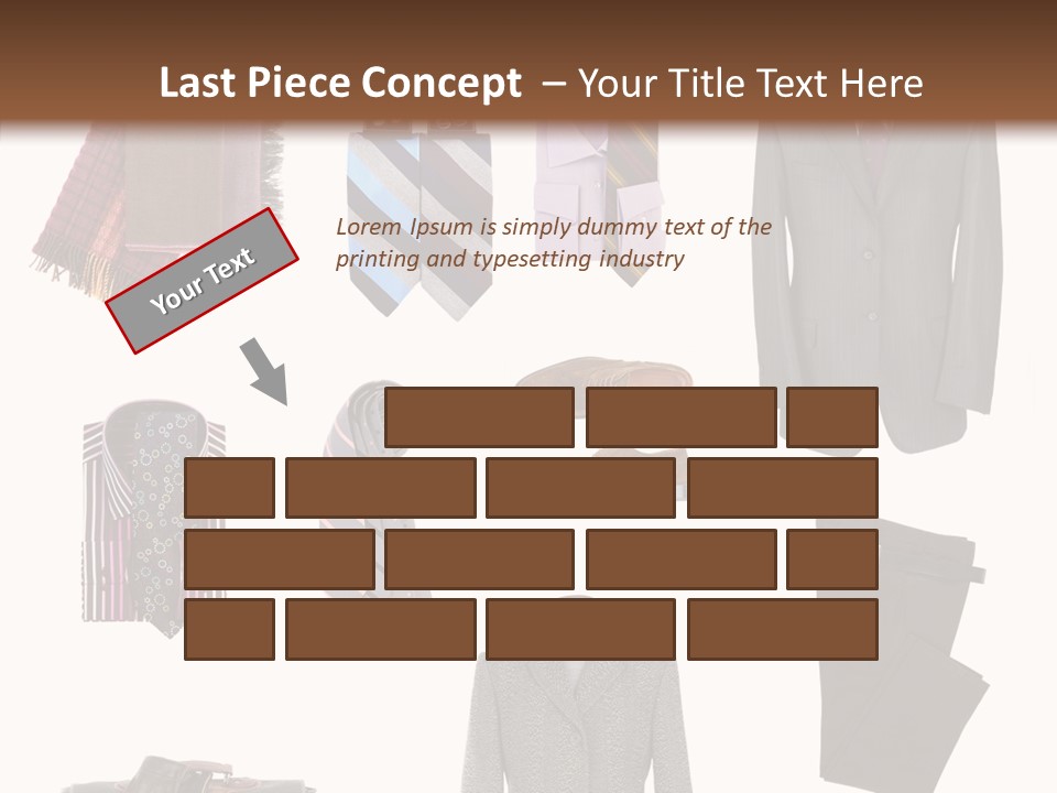 Bag Shirt Boot PowerPoint Template