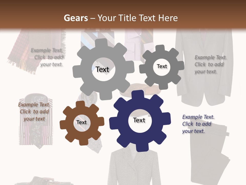 Bag Shirt Boot PowerPoint Template