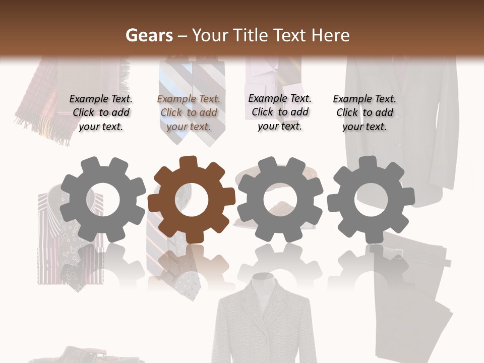 Bag Shirt Boot PowerPoint Template
