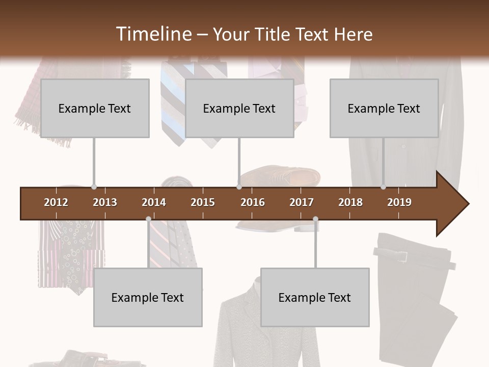 Bag Shirt Boot PowerPoint Template