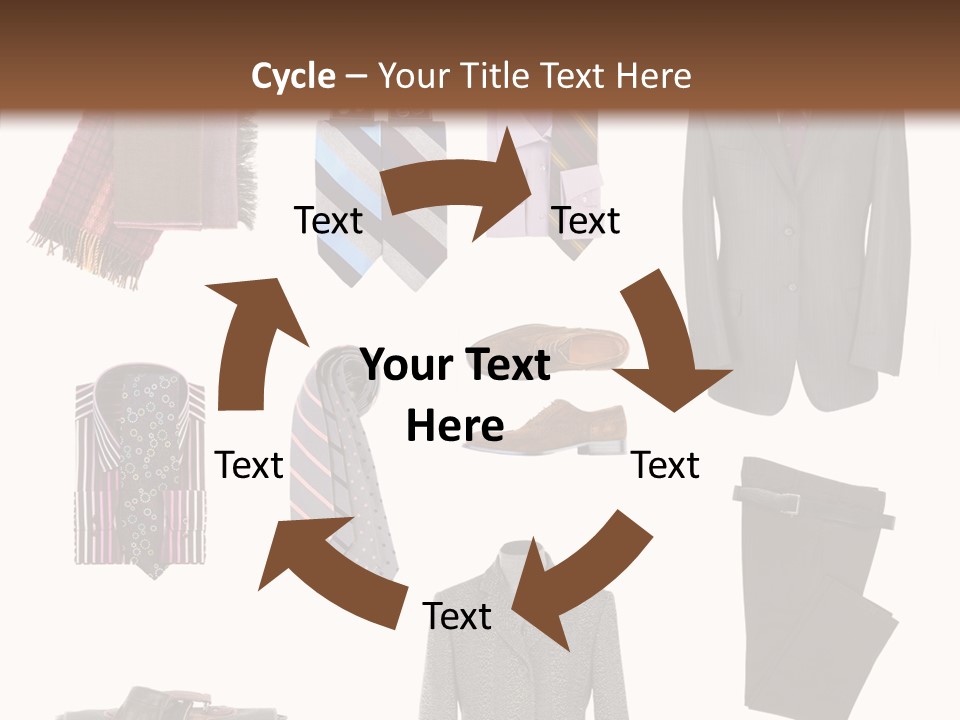 Bag Shirt Boot PowerPoint Template