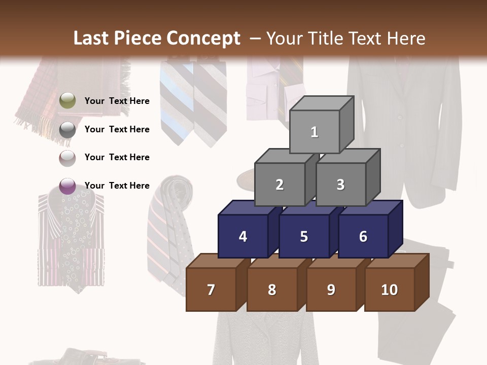 Bag Shirt Boot PowerPoint Template