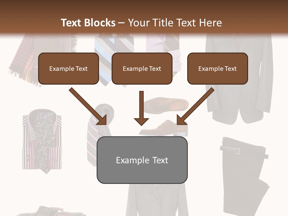 Bag Shirt Boot PowerPoint Template