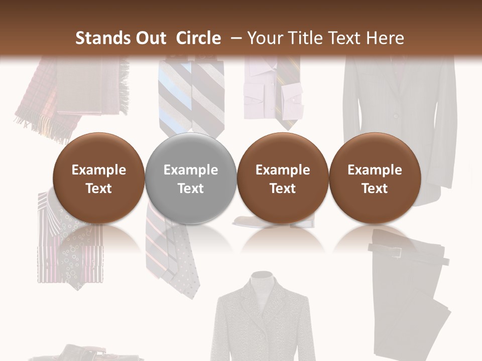 Bag Shirt Boot PowerPoint Template