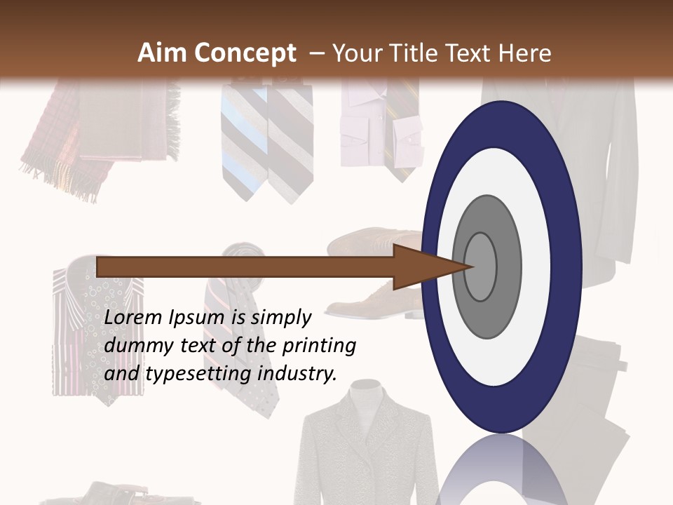 Bag Shirt Boot PowerPoint Template