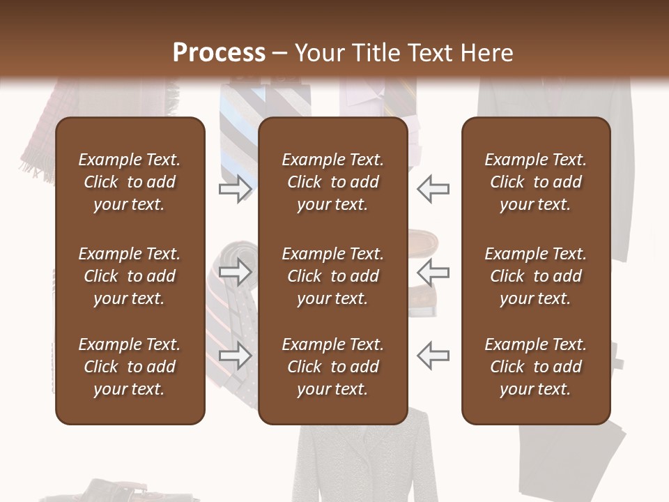 Bag Shirt Boot PowerPoint Template