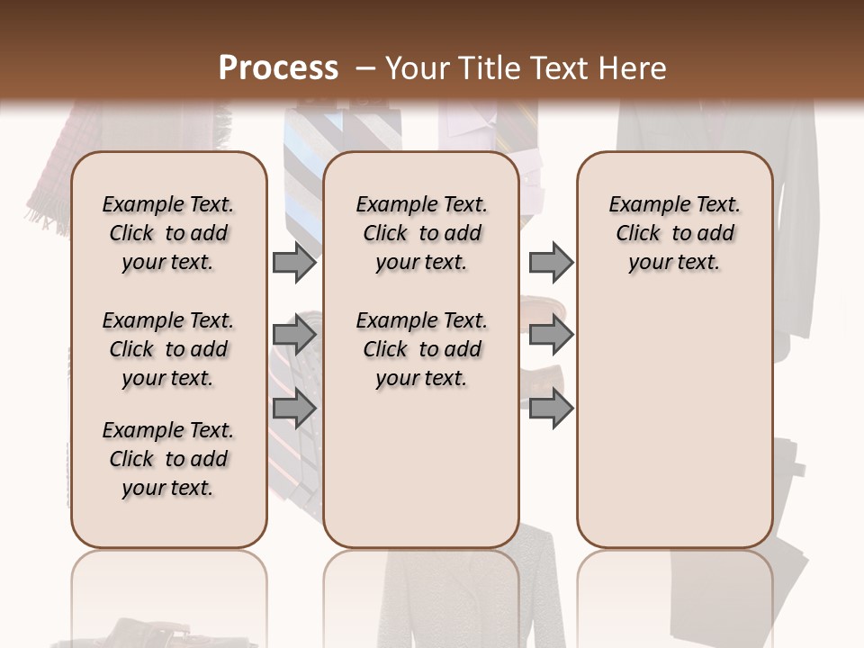 Bag Shirt Boot PowerPoint Template