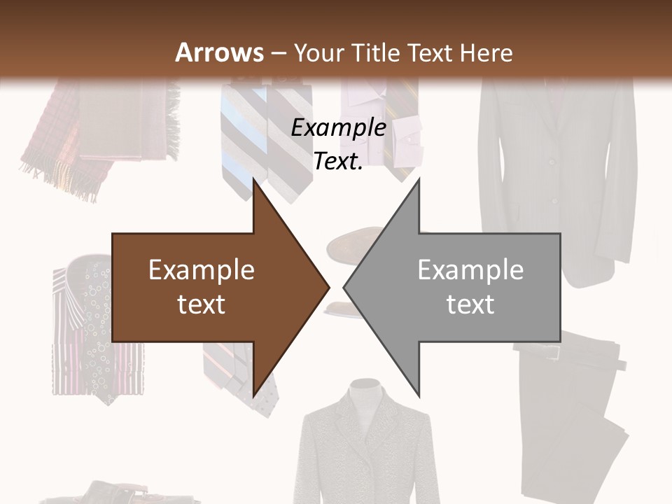 Bag Shirt Boot PowerPoint Template