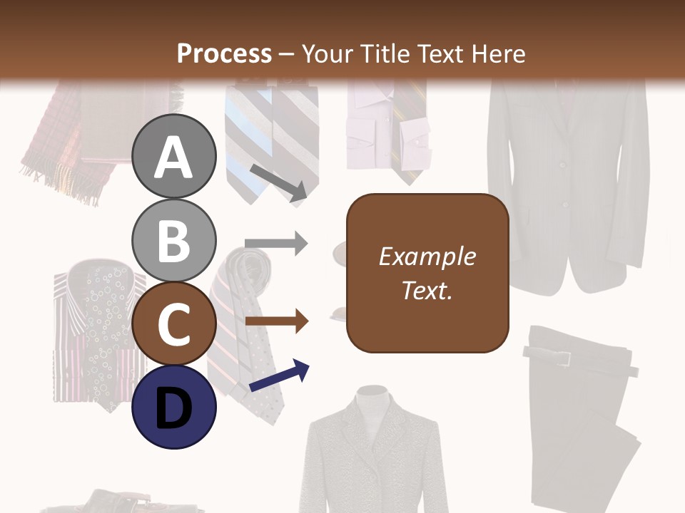 Bag Shirt Boot PowerPoint Template