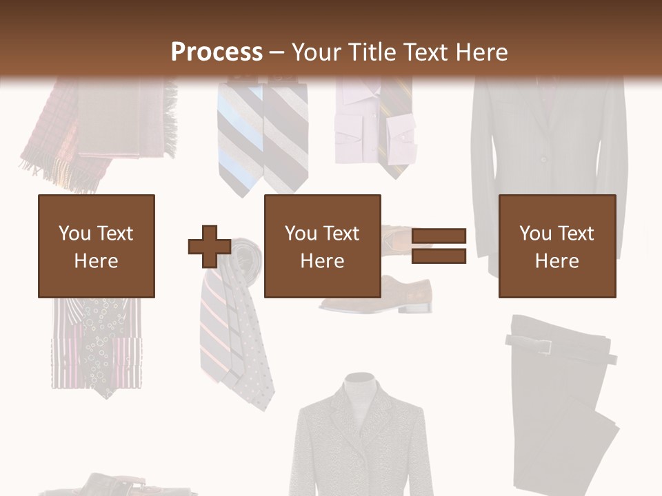 Bag Shirt Boot PowerPoint Template