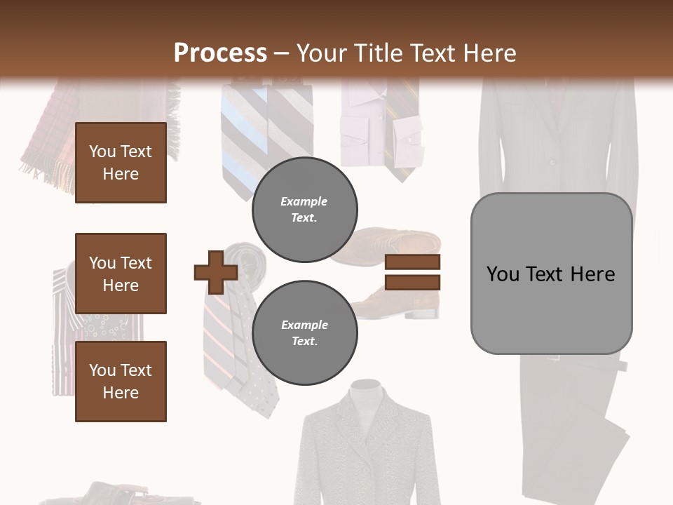 Bag Shirt Boot PowerPoint Template