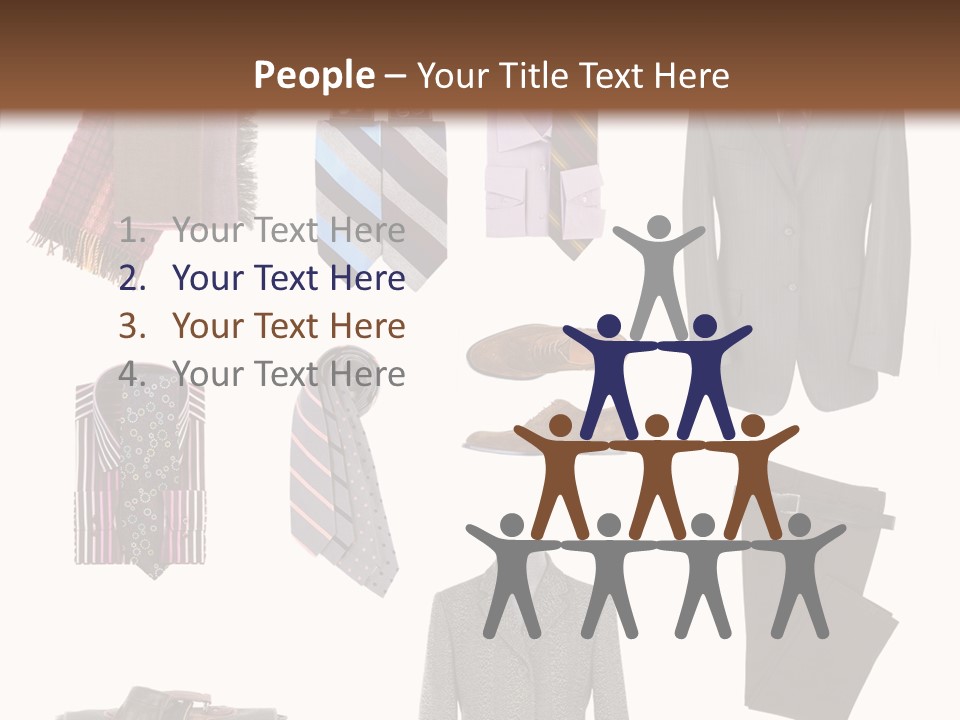 Bag Shirt Boot PowerPoint Template