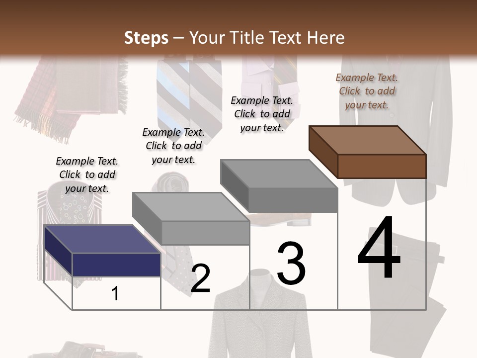 Bag Shirt Boot PowerPoint Template