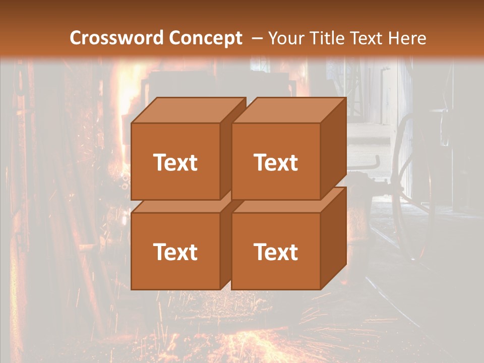 Casting Melting Ferrous PowerPoint Template