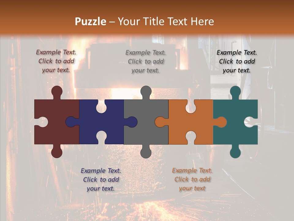 Casting Melting Ferrous PowerPoint Template