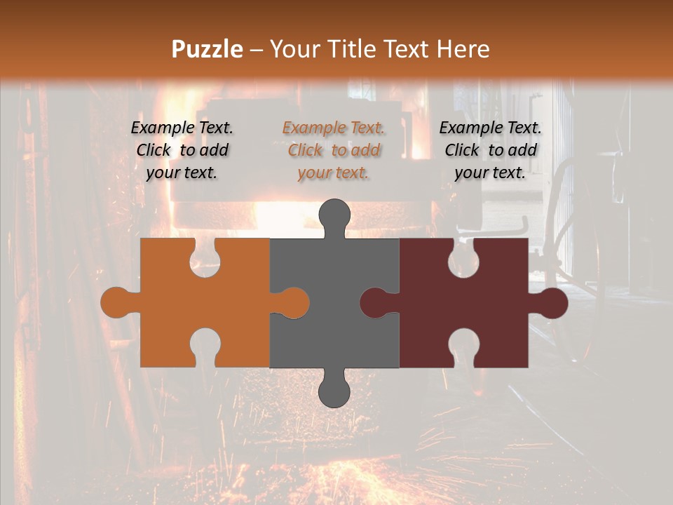 Casting Melting Ferrous PowerPoint Template