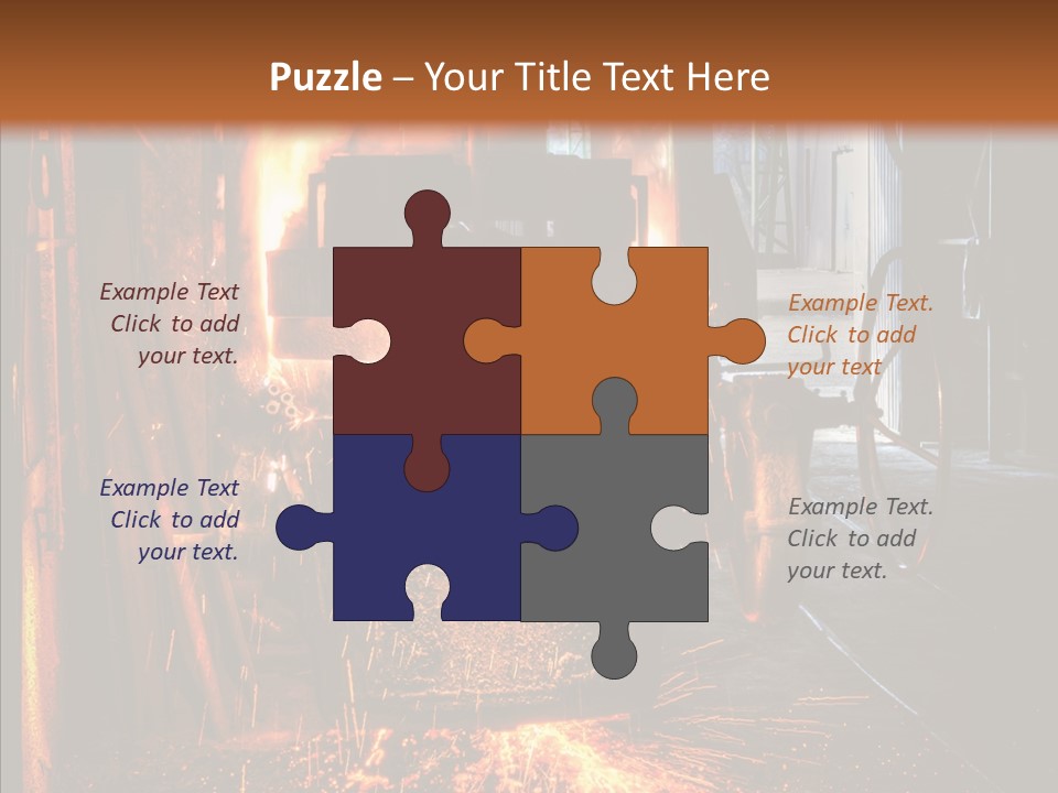 Casting Melting Ferrous PowerPoint Template