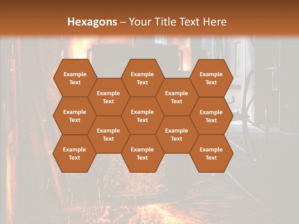 Casting Melting Ferrous PowerPoint Template