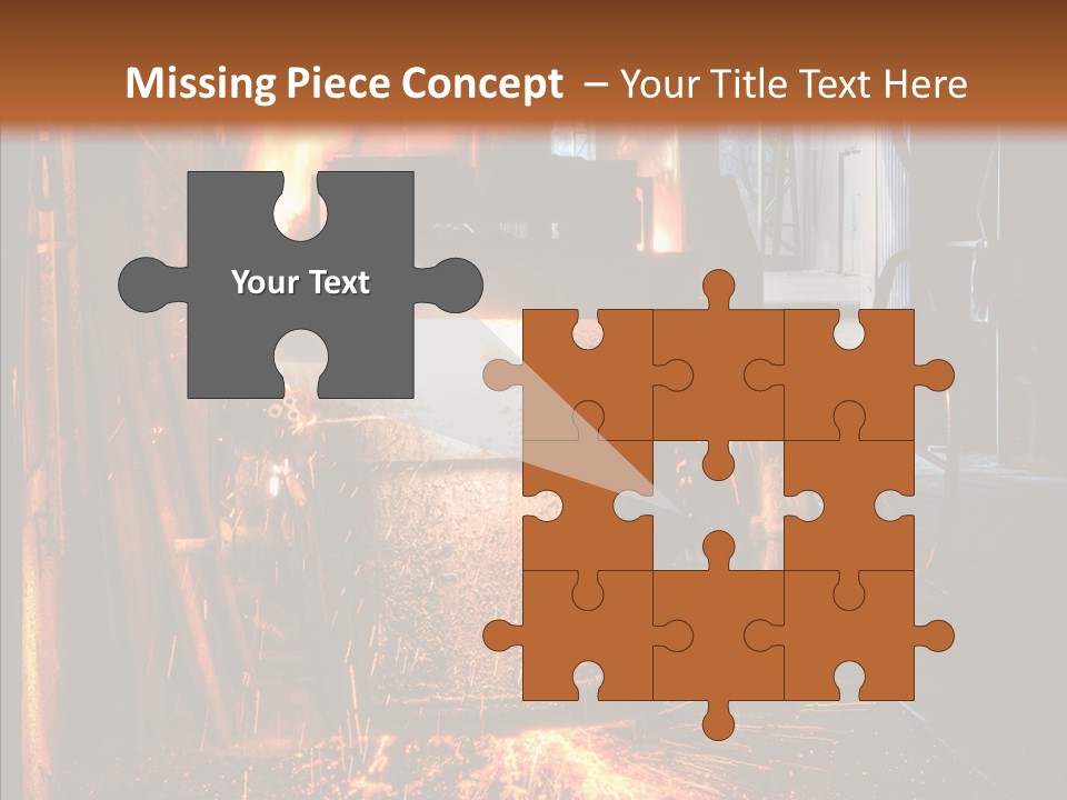 Casting Melting Ferrous PowerPoint Template