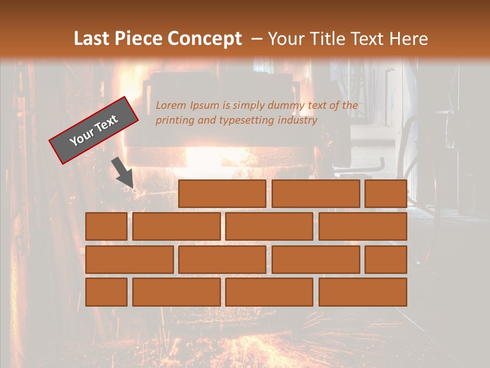 Casting Melting Ferrous PowerPoint Template