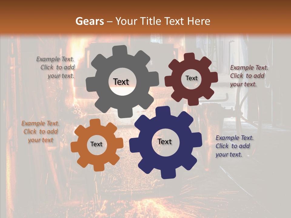 Casting Melting Ferrous PowerPoint Template