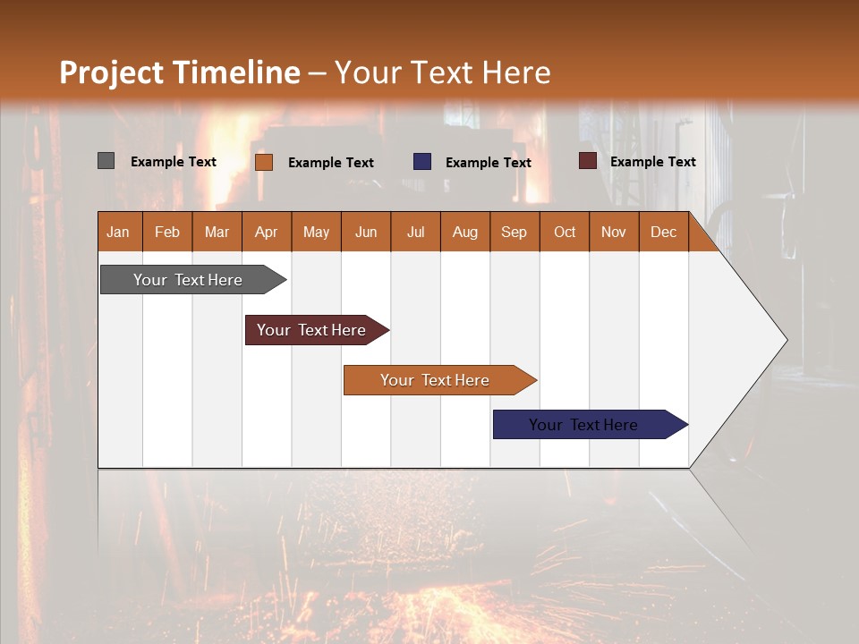 Casting Melting Ferrous PowerPoint Template