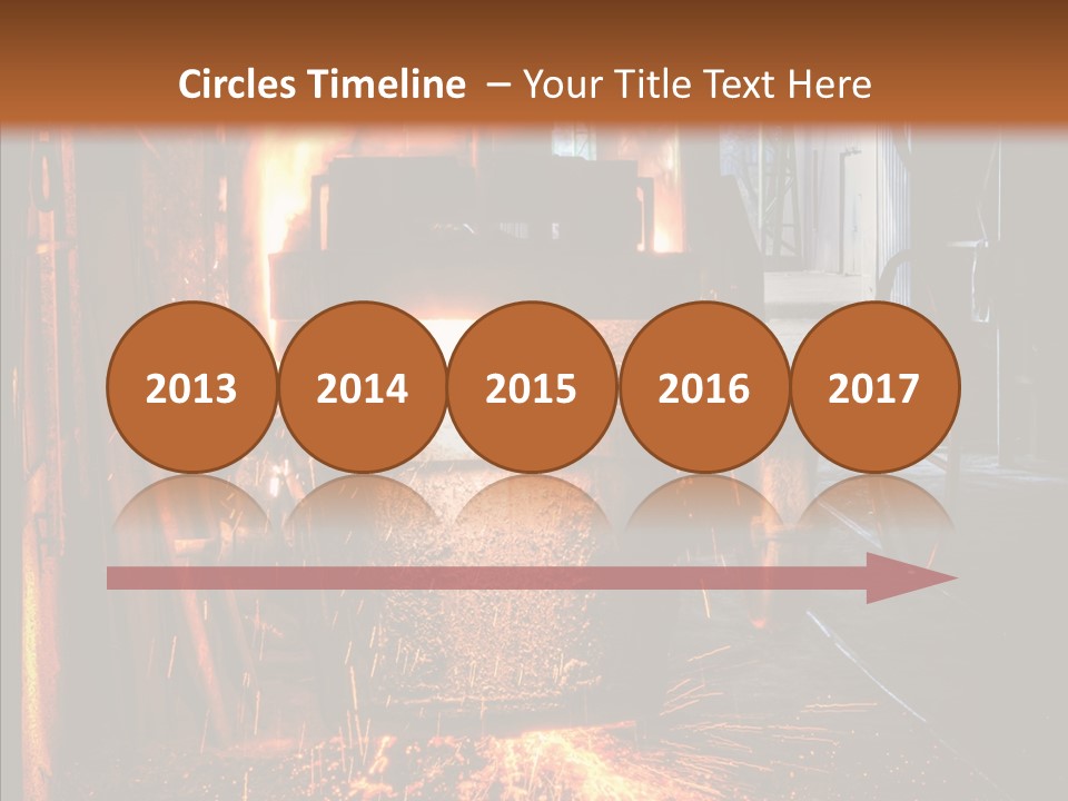 Casting Melting Ferrous PowerPoint Template