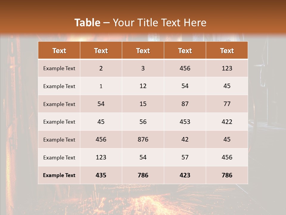 Casting Melting Ferrous PowerPoint Template