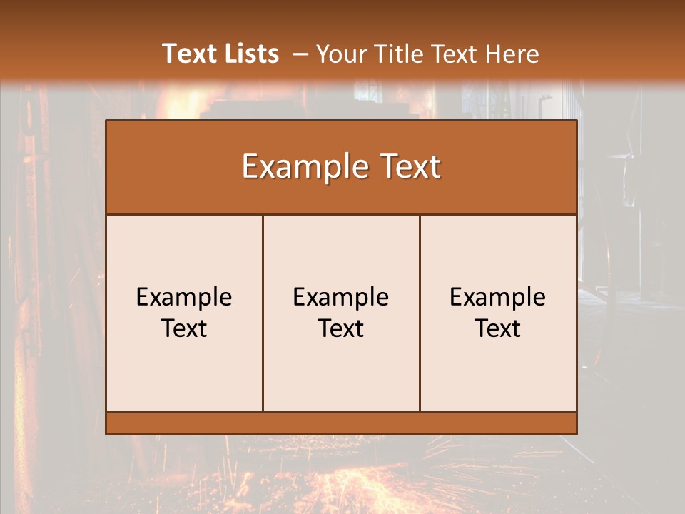 Casting Melting Ferrous PowerPoint Template