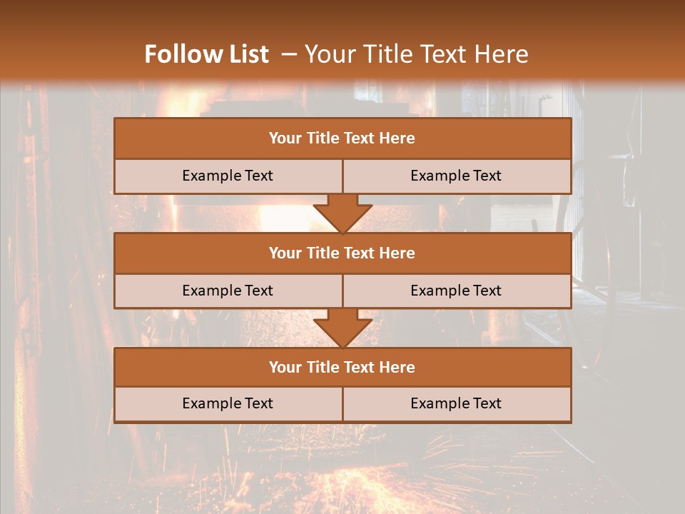 Casting Melting Ferrous PowerPoint Template
