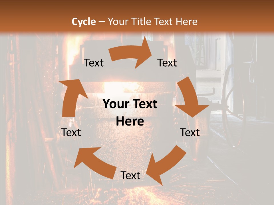 Casting Melting Ferrous PowerPoint Template