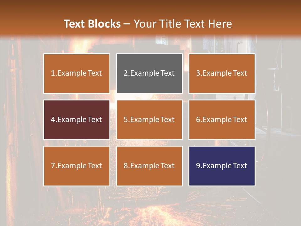 Casting Melting Ferrous PowerPoint Template