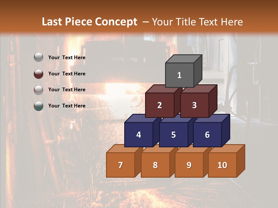 Casting Melting Ferrous PowerPoint Template