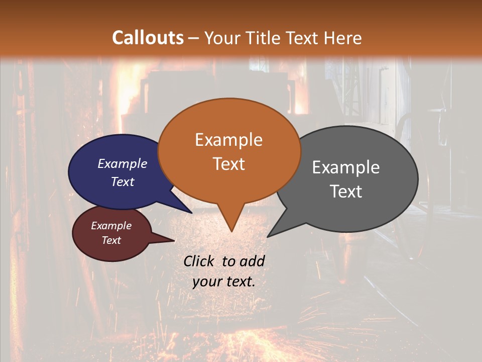 Casting Melting Ferrous PowerPoint Template
