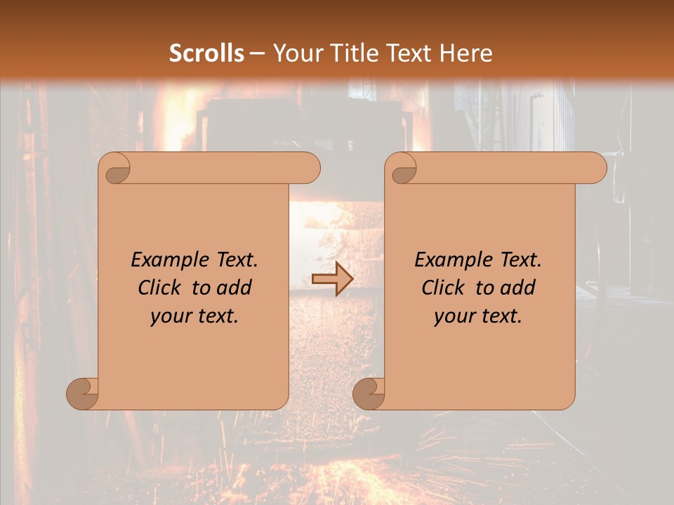 Casting Melting Ferrous PowerPoint Template