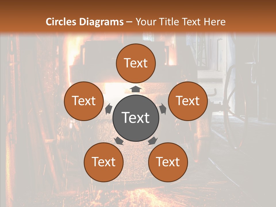 Casting Melting Ferrous PowerPoint Template