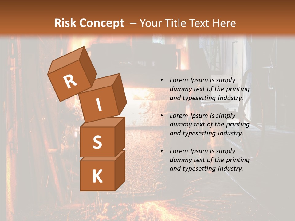 Casting Melting Ferrous PowerPoint Template