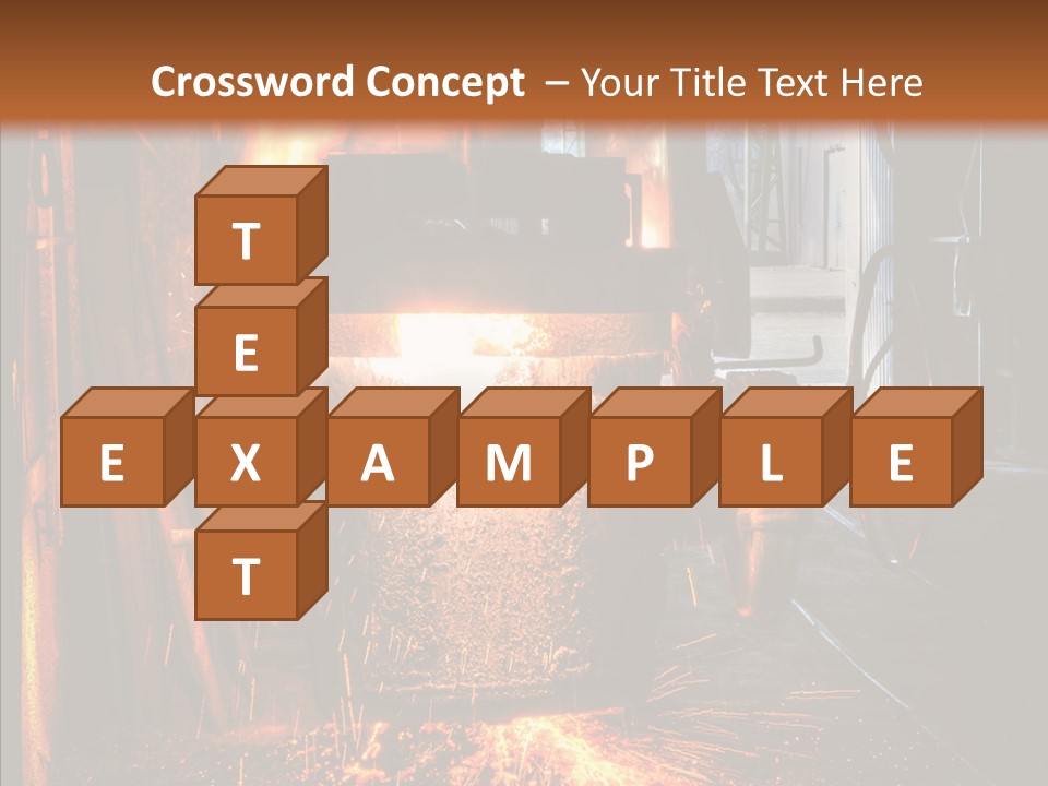 Casting Melting Ferrous PowerPoint Template