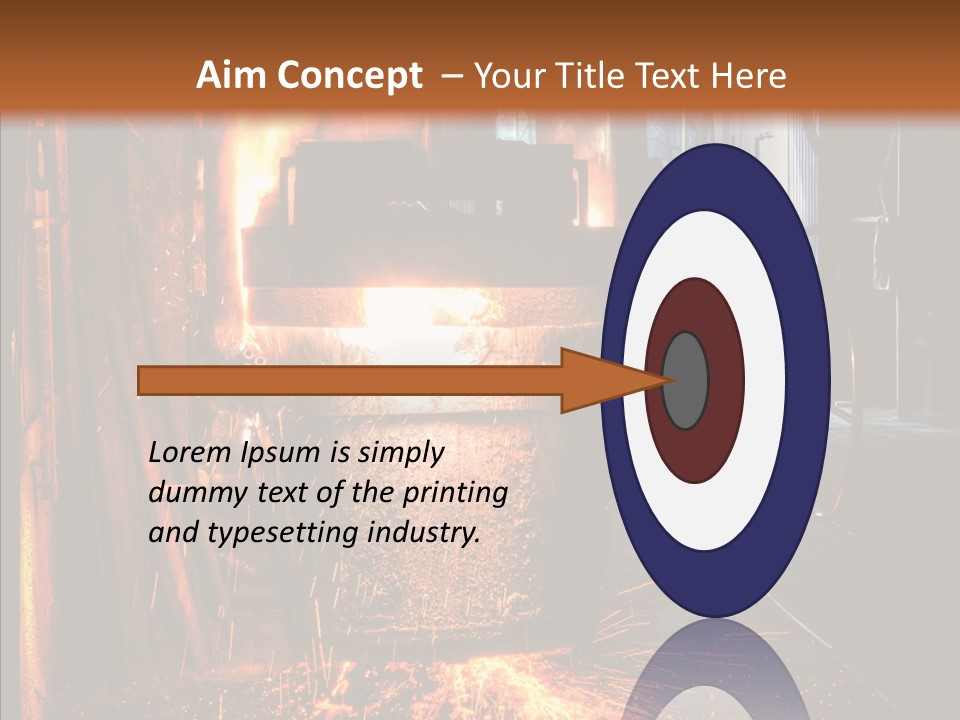 Casting Melting Ferrous PowerPoint Template