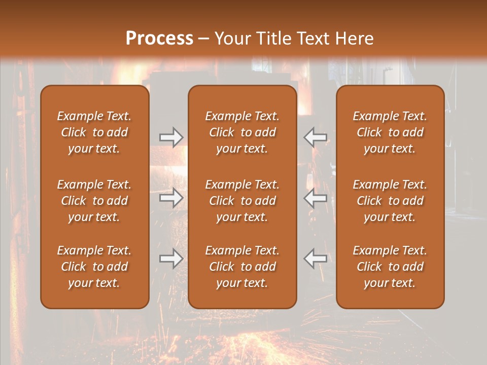 Casting Melting Ferrous PowerPoint Template
