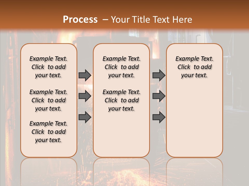 Casting Melting Ferrous PowerPoint Template
